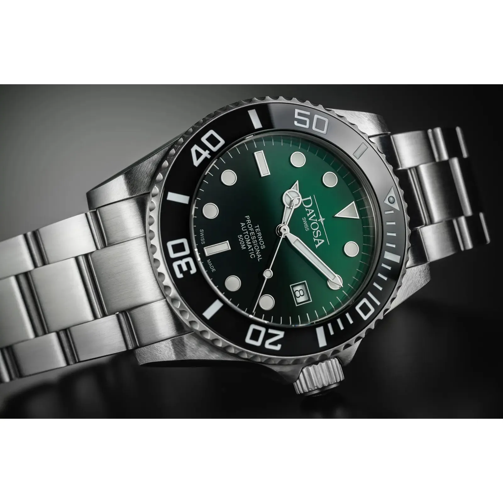Ternos Professional Automatic 500m Green Black Diving Watch 16155975