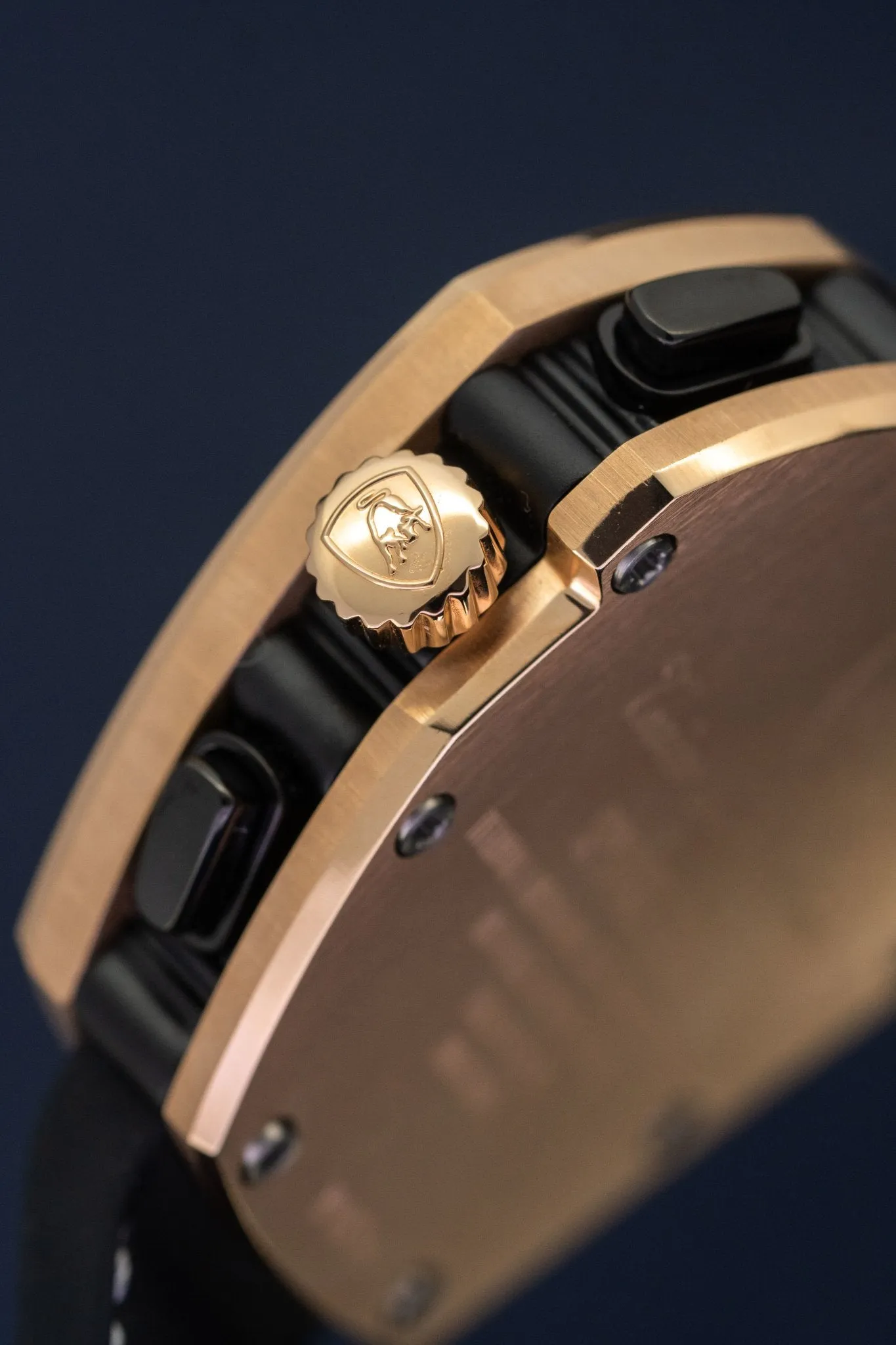 Tonino Lamborghini Spyderleggero Chronograph Watch Day Date IP Rose Gold TLF-T07-5