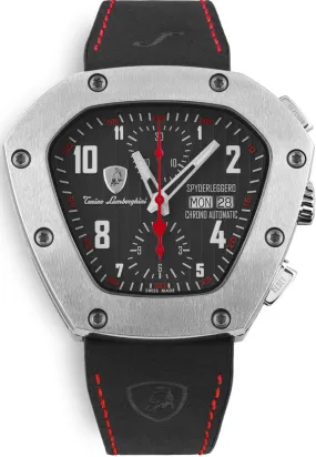 Tonino LambORSghini Watch Spyderleggero Chrono Titanium Red