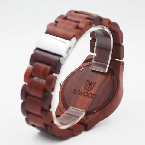 UNISEX LUXURY BRAND LOVERS WOODEN WATCHES
