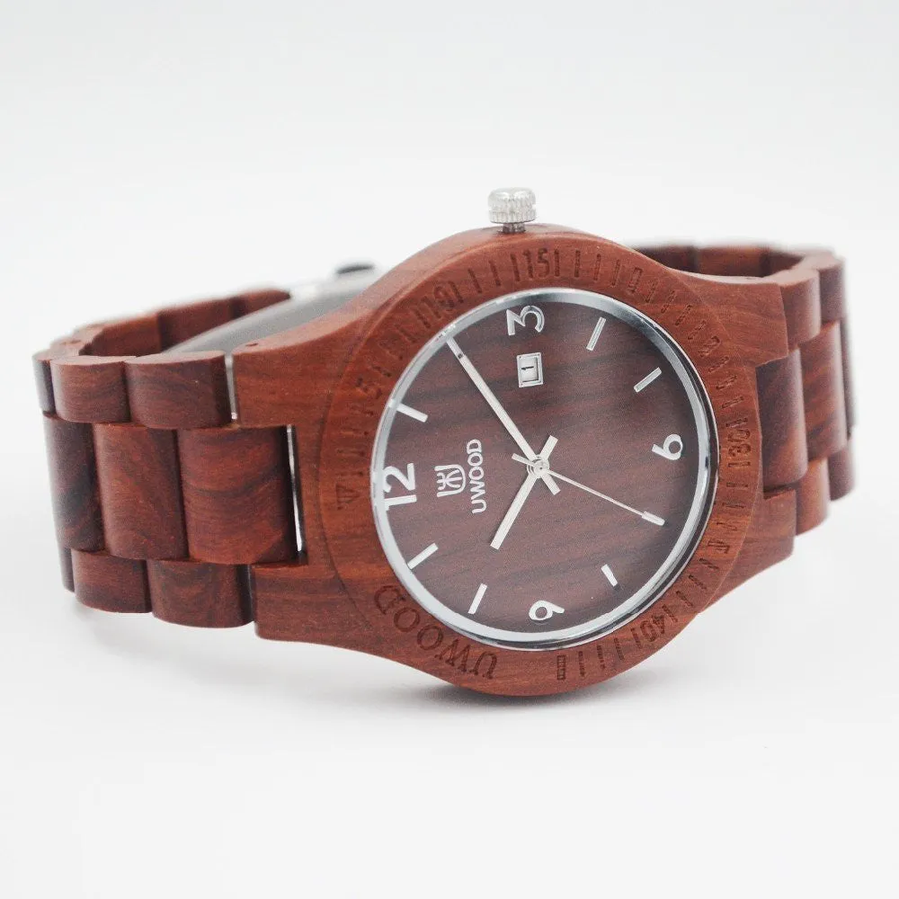 UNISEX LUXURY BRAND LOVERS WOODEN WATCHES