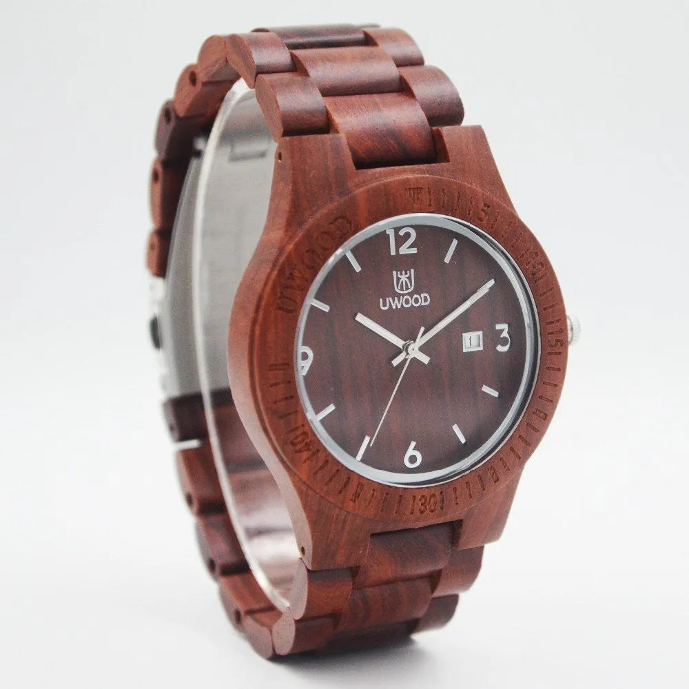 UNISEX LUXURY BRAND LOVERS WOODEN WATCHES