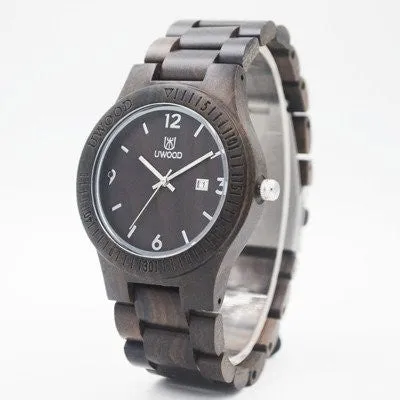 UNISEX LUXURY BRAND LOVERS WOODEN WATCHES