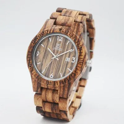 UNISEX LUXURY BRAND LOVERS WOODEN WATCHES
