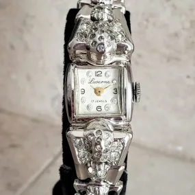 Vintage LUCERNE Ladies Wristwatch Mepa Watch Company Movement 17 Jewel Watch