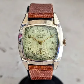 Vintage ROCKFORD Wristwatch by A. Hirsch Company Cal. AS 1002 17J Swiss Watch
