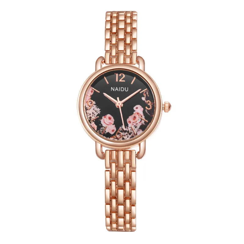 W3345 - Rose gold ladies quartz watch