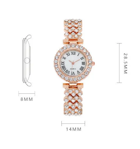 W3813 - Roman Style Diamond Ladies Watch