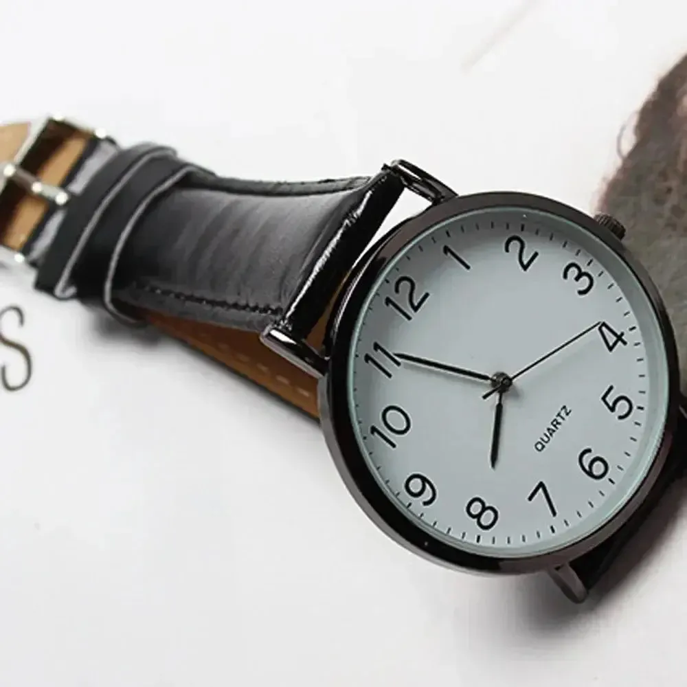 watches For Men Simple Business Fashion Leather Watch