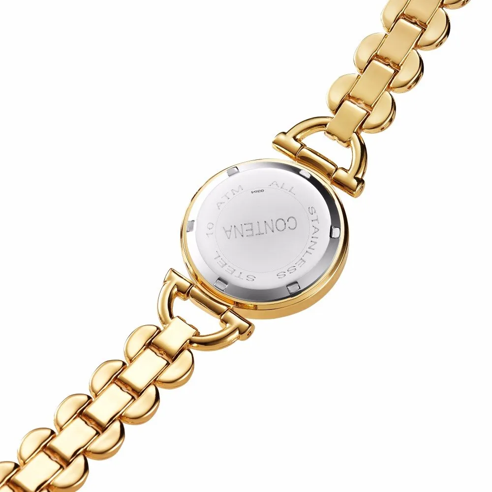Women's Retro Casual Fashion Stainless Steel Quartz Bracelet Wristwatch
