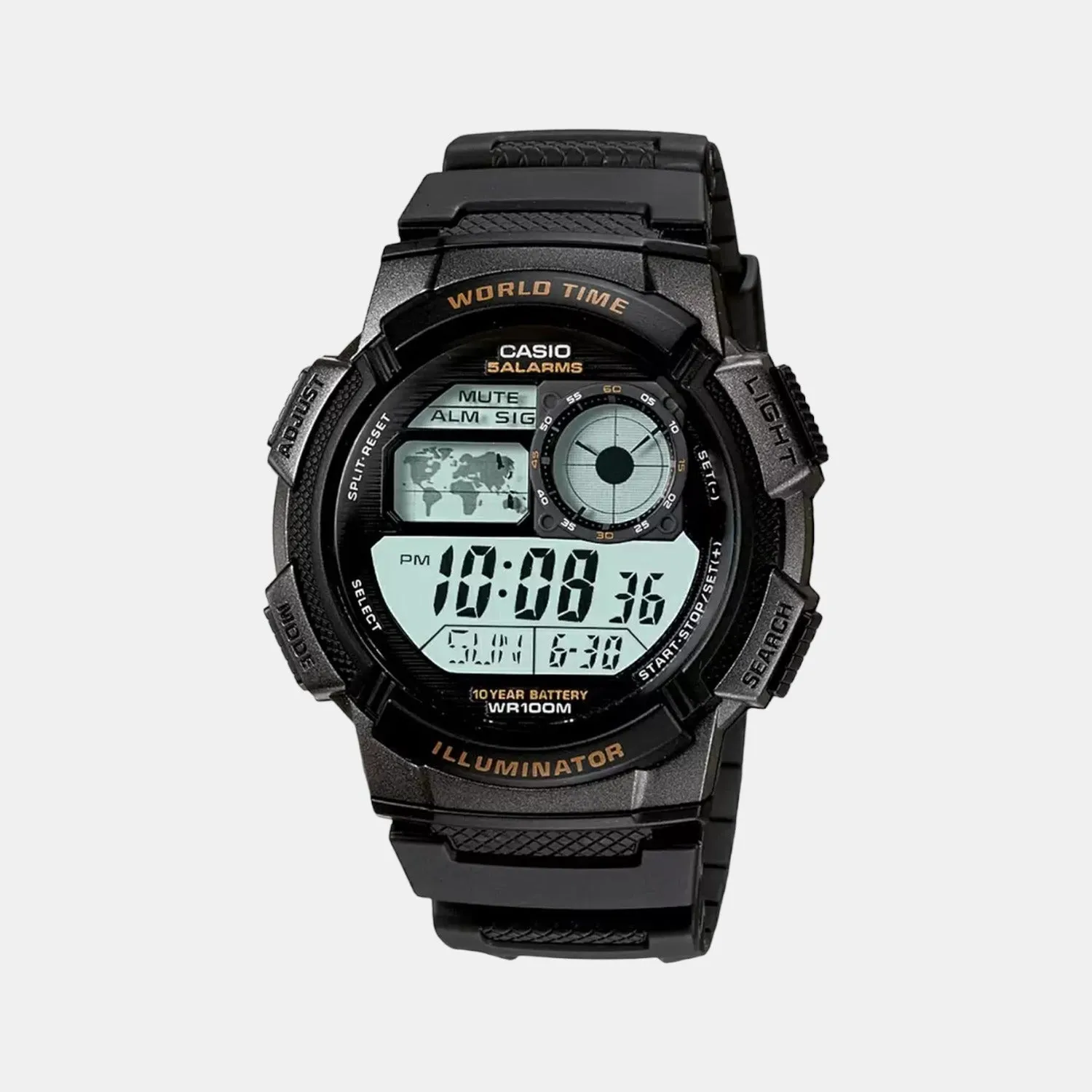 Youth Unisex Digital Resin Watch D080 - AE-1000W-1AVDF